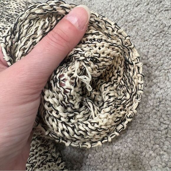 Eileen Fisher Open Knit Marled Organic Cotton Organic Linen Sweater Size M - Picture 12 of 12